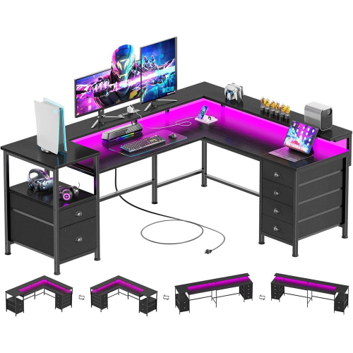Gaming Desk With Hutch - 66