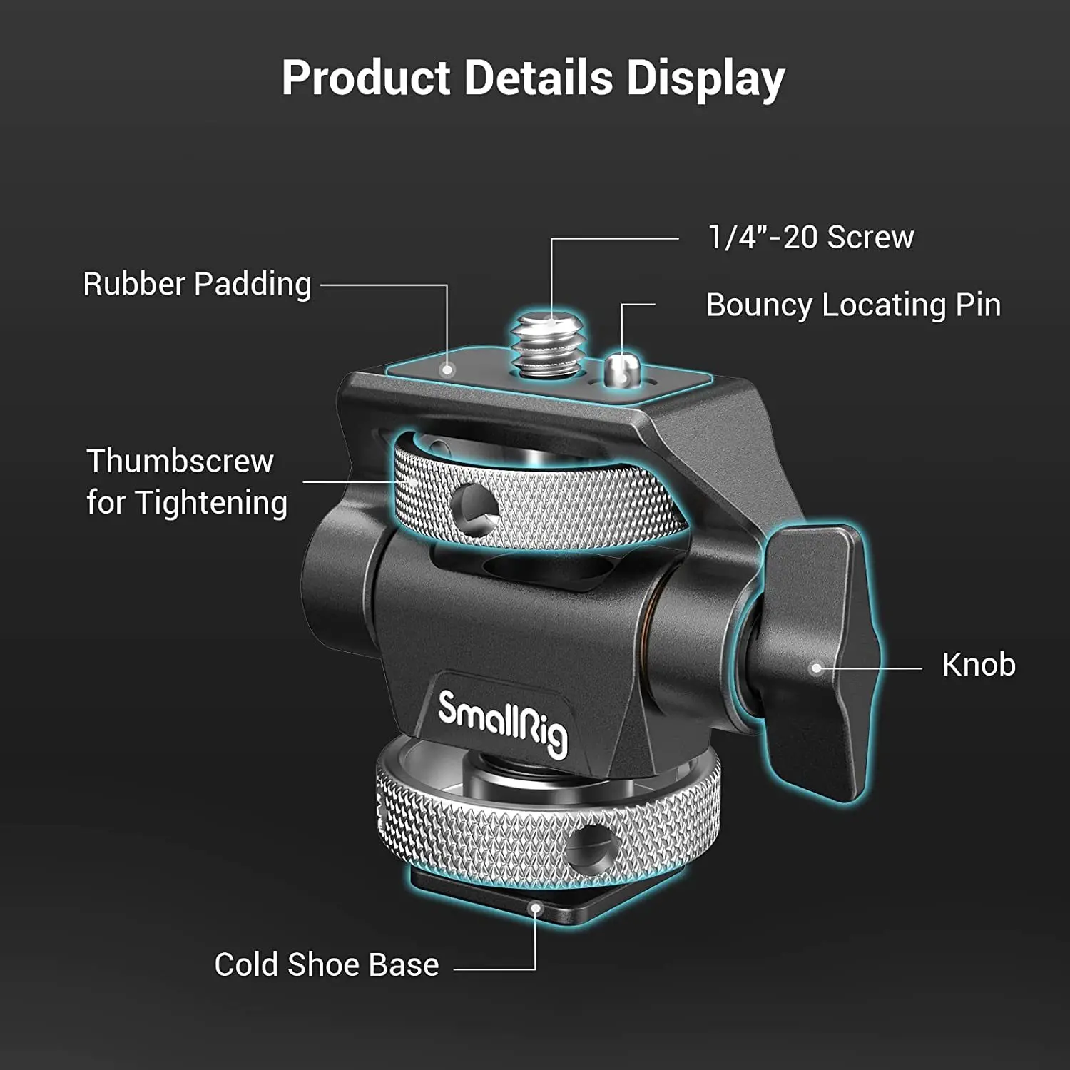 Adjustable Monitor Mount - 2026 Smallrig Swivel and Tilt Monitor