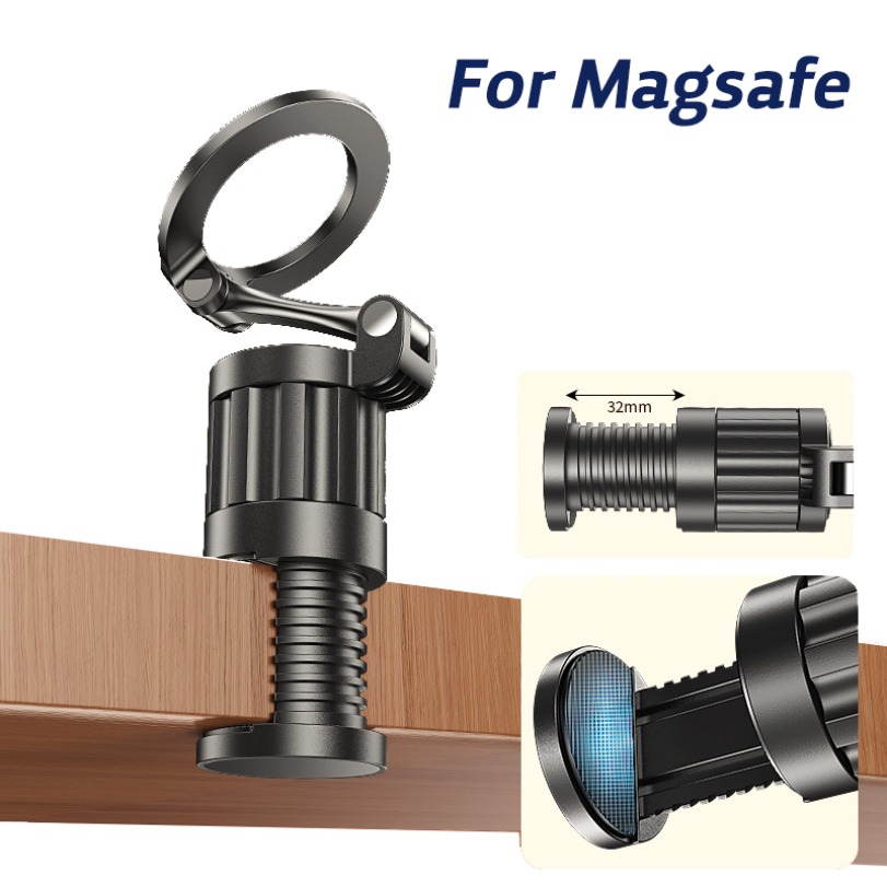 Office Furniture Design - 360° Rotation Desktop Magnetic Phone Holder