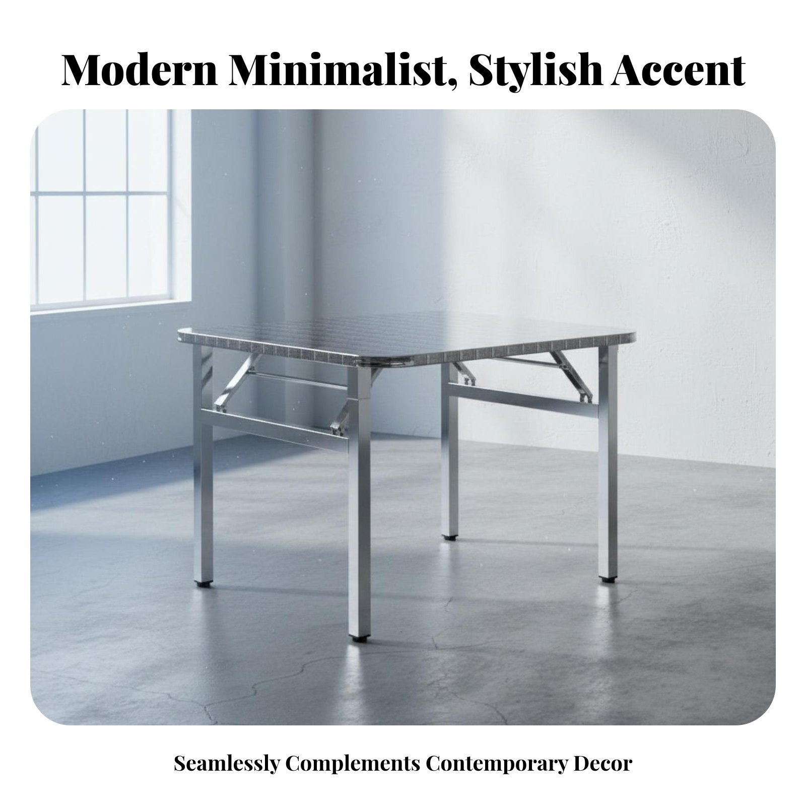 Office Furniture Design - Rectangular Folding Table Foldable Design Dining