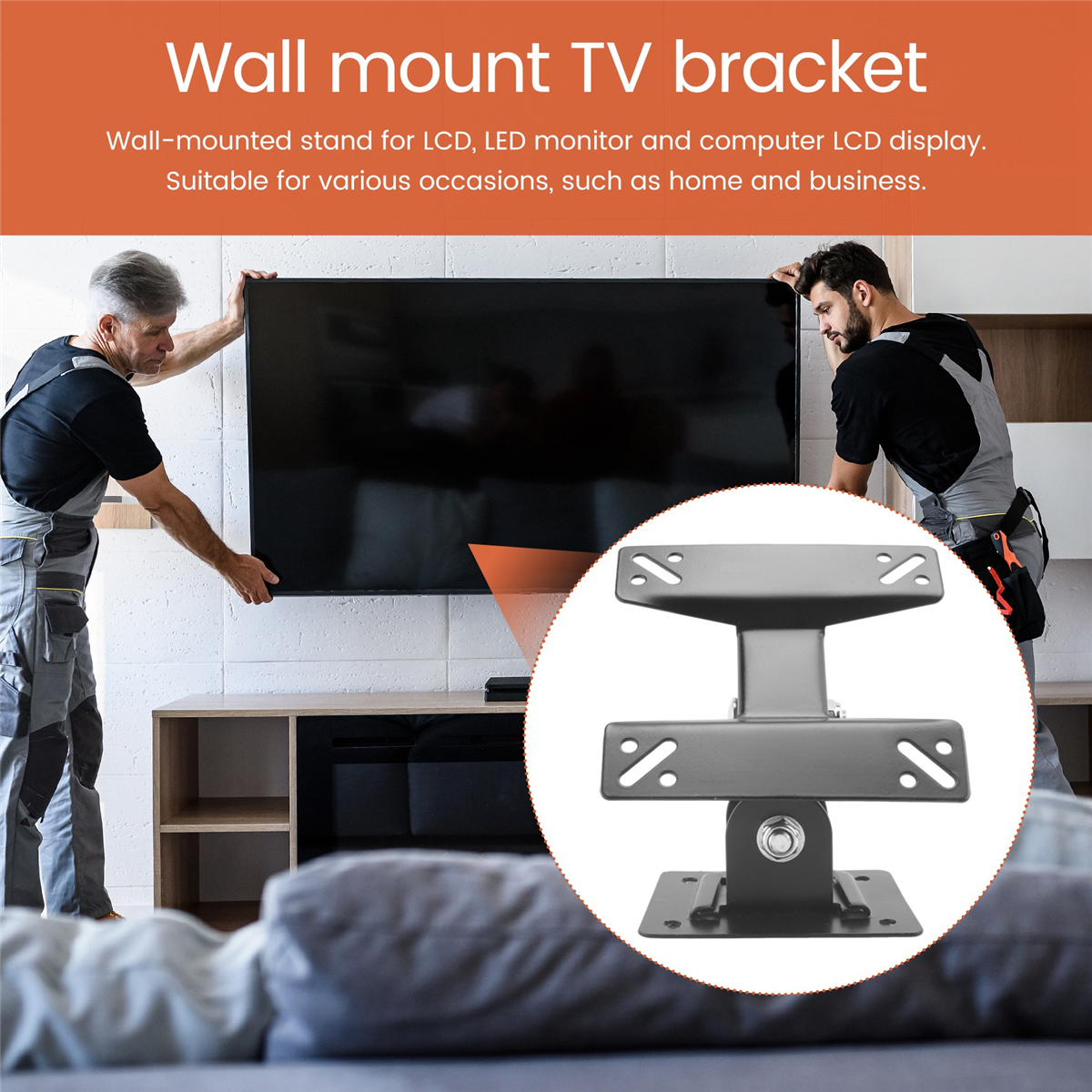 ABQR Universal Wall Mount Stan - Adjustable Monitor Mount review and price