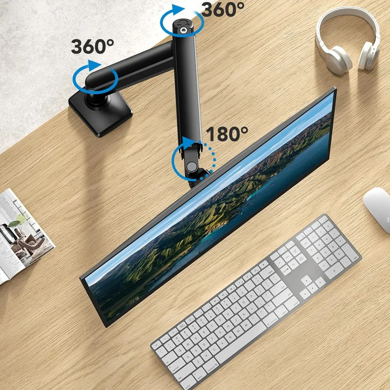 Universal Single Monitor Arm,  - Adjustable Monitor Mount review and price
