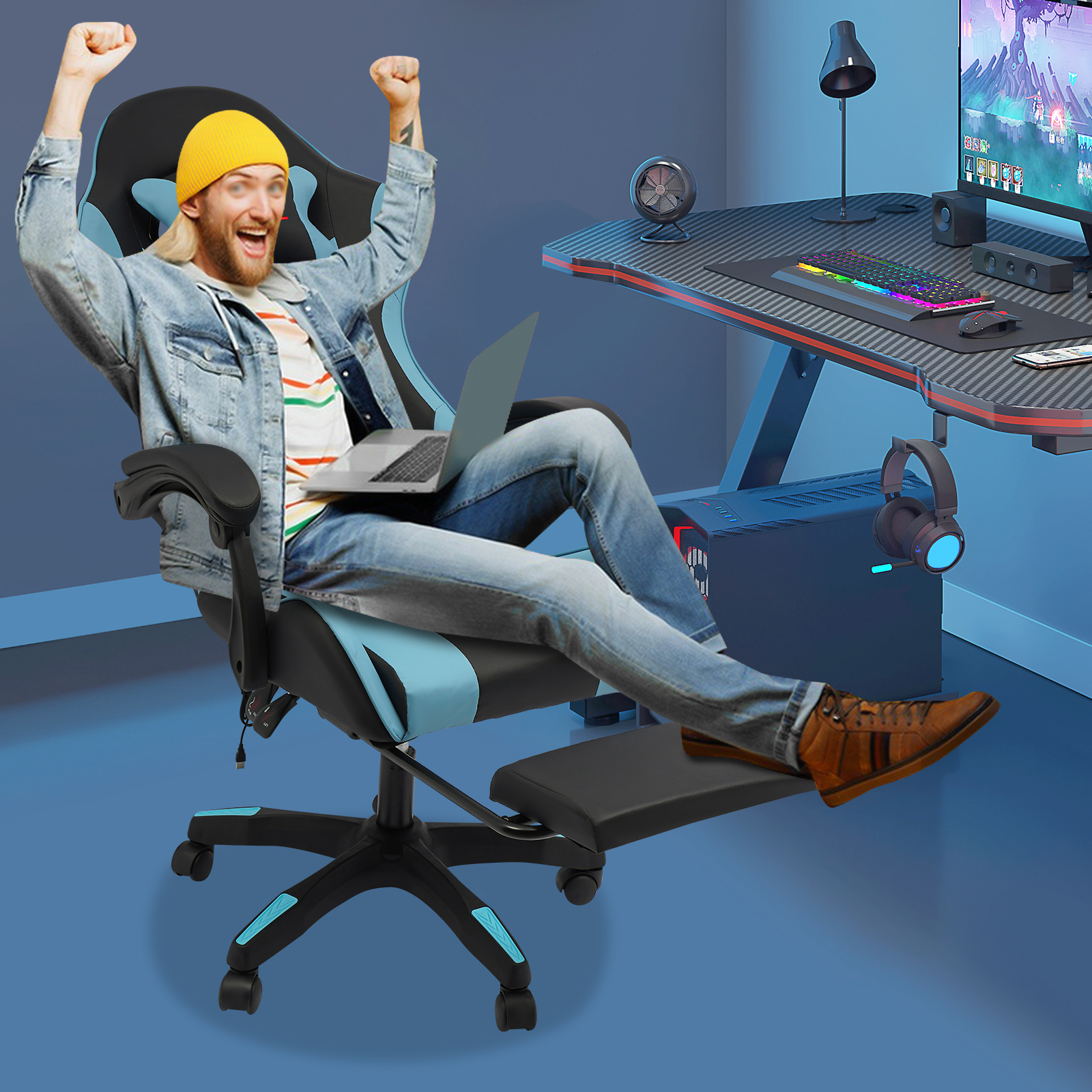 Ergonomic Racing Gaming Chair  - Office Furniture Commercial review and price