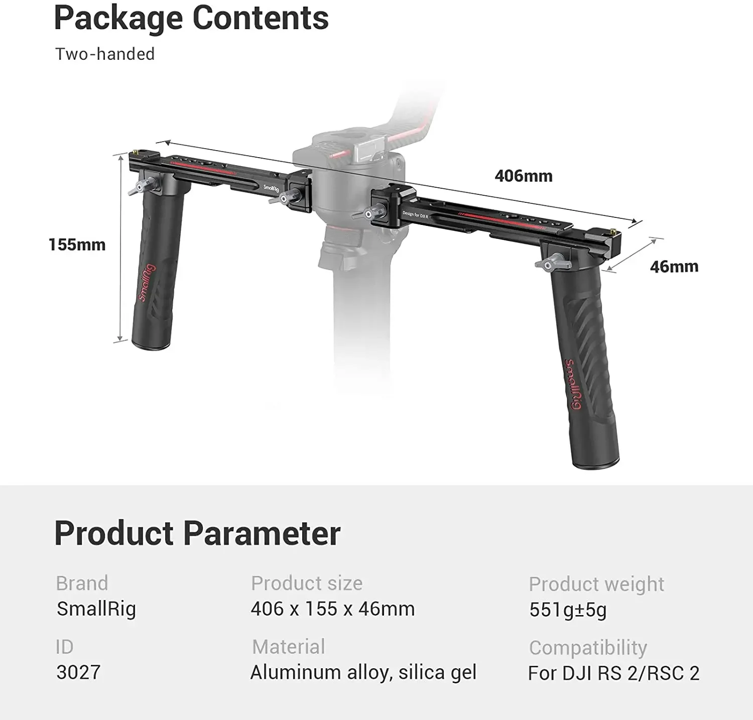 SmallRig 3027 Adjustable Dual  - Adjustable Monitor Mount review and price