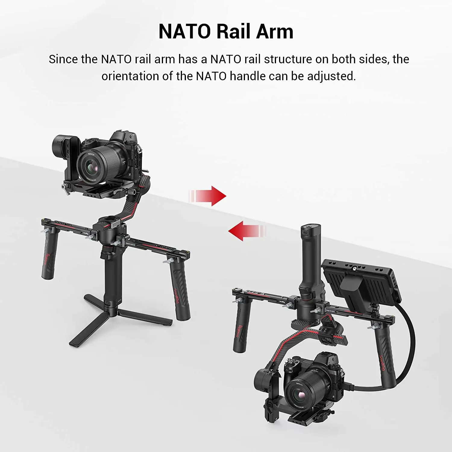 SmallRig 3027 Adjustable Dual  - Adjustable Monitor Mount review and price