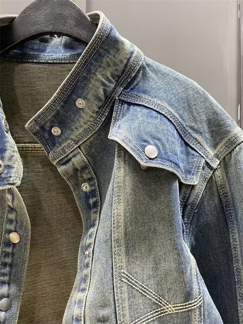 Vintage Short Denim Jacket Wom - Coat Rack Standing review and price