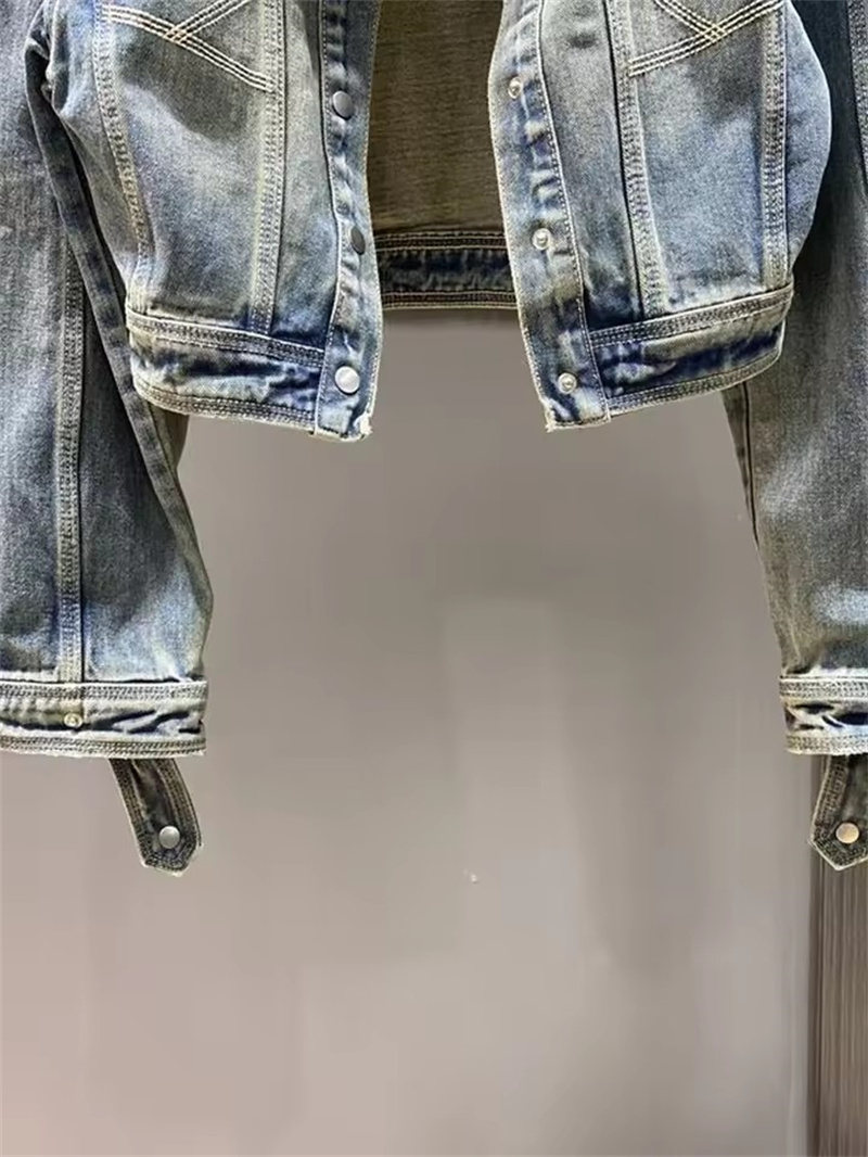 Vintage Short Denim Jacket Wom - Coat Rack Standing review and price