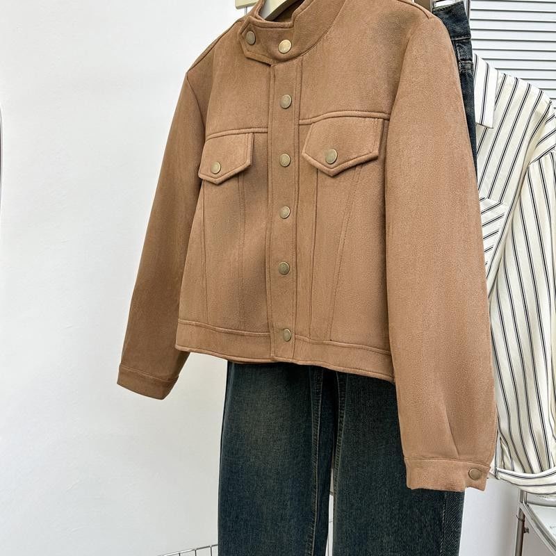 Retro Casual Short Jacket Thin - Coat Rack Standing review and price