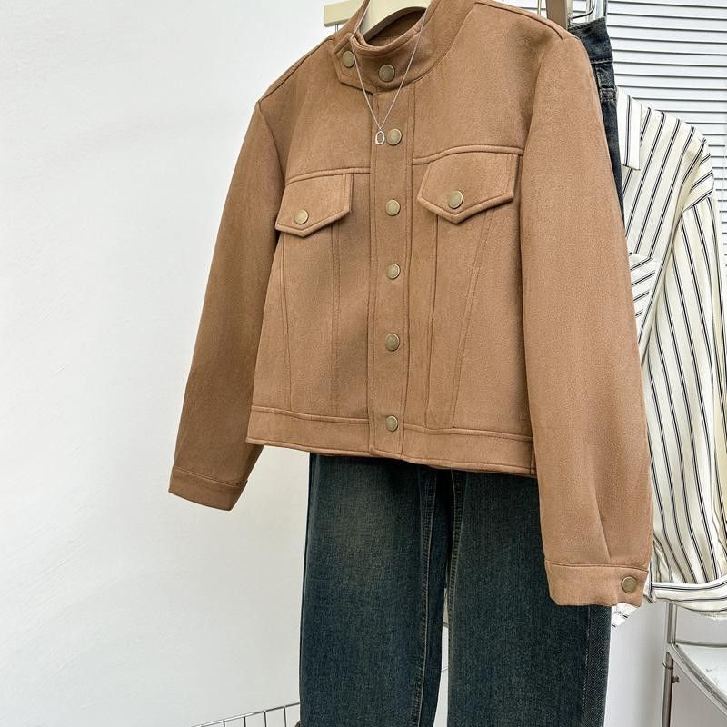 Retro Casual Short Jacket Thin - Coat Rack Standing review and price