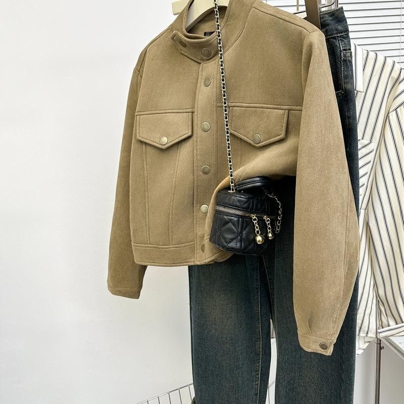 Retro Casual Short Jacket Thin - Coat Rack Standing review and price