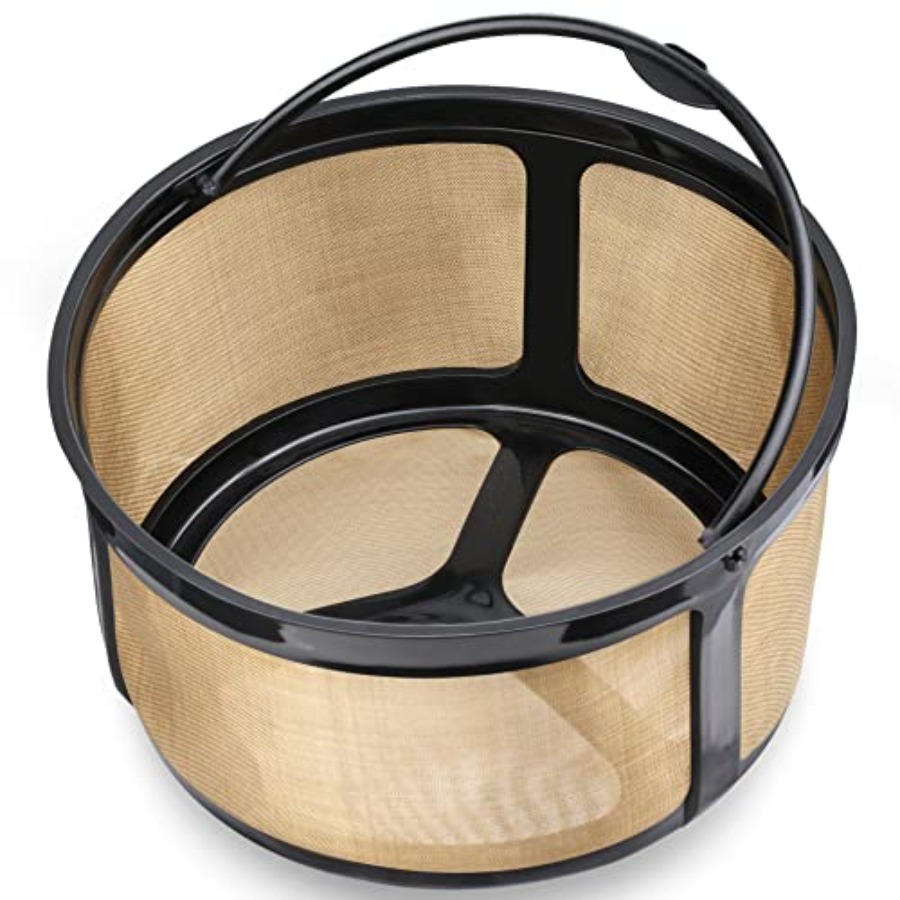 Reusable 8-12 Cup Basket Gold  - Paper Basket Mesh review and price