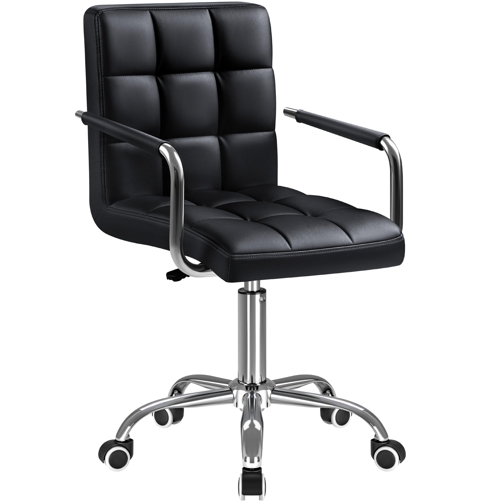 Black PU Leather Swivel Office - Office Furniture Commercial review and price