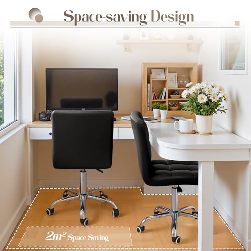 Black PU Leather Swivel Office - Office Furniture Commercial review and price