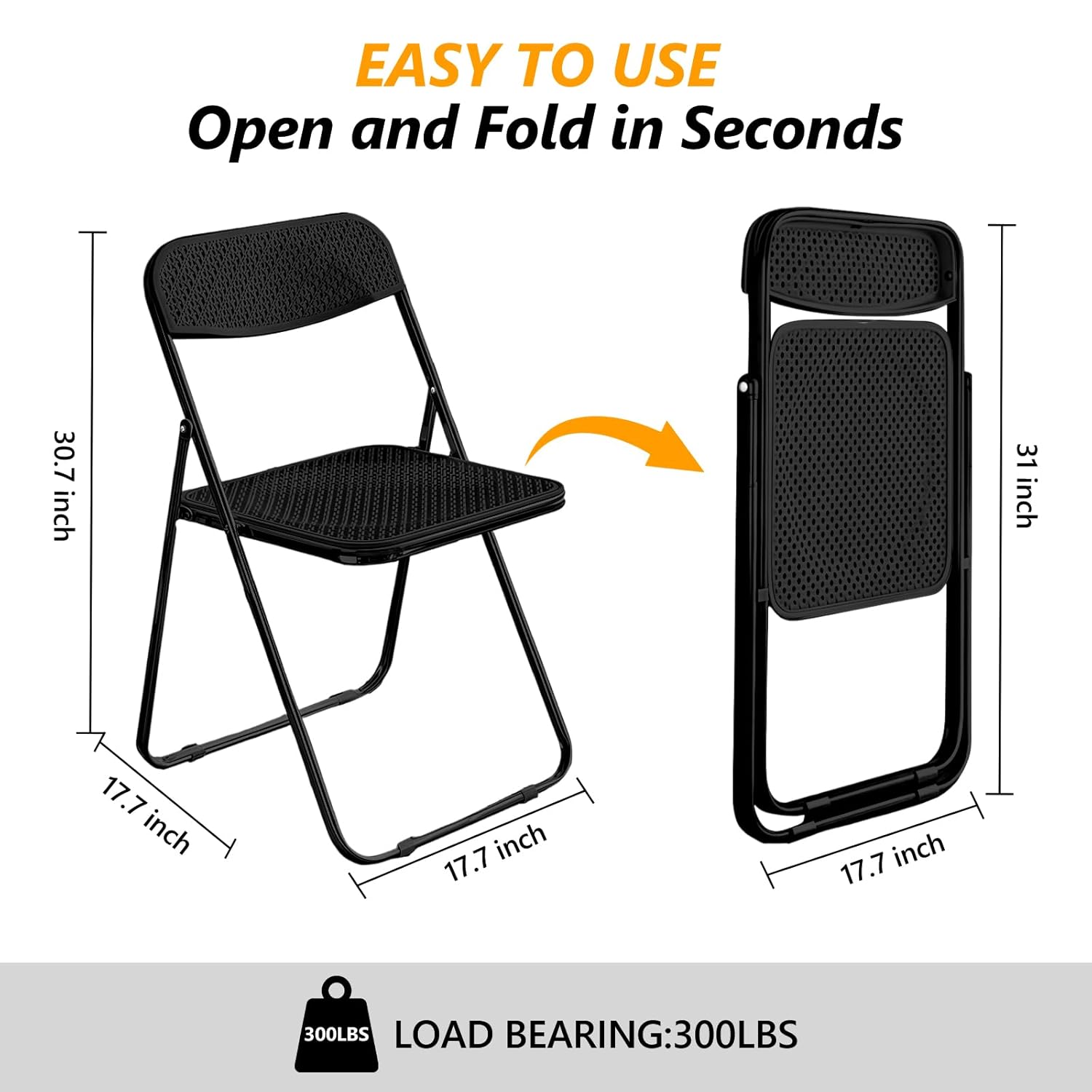 Folding Chairs, 300lb Capacity - Office Furniture Custom review and price