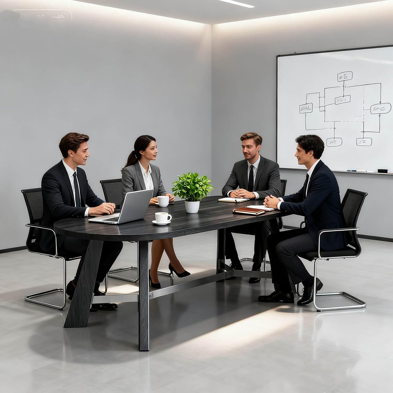 6-8 Person Oval Conference Tab - Office Furniture Custom review and price