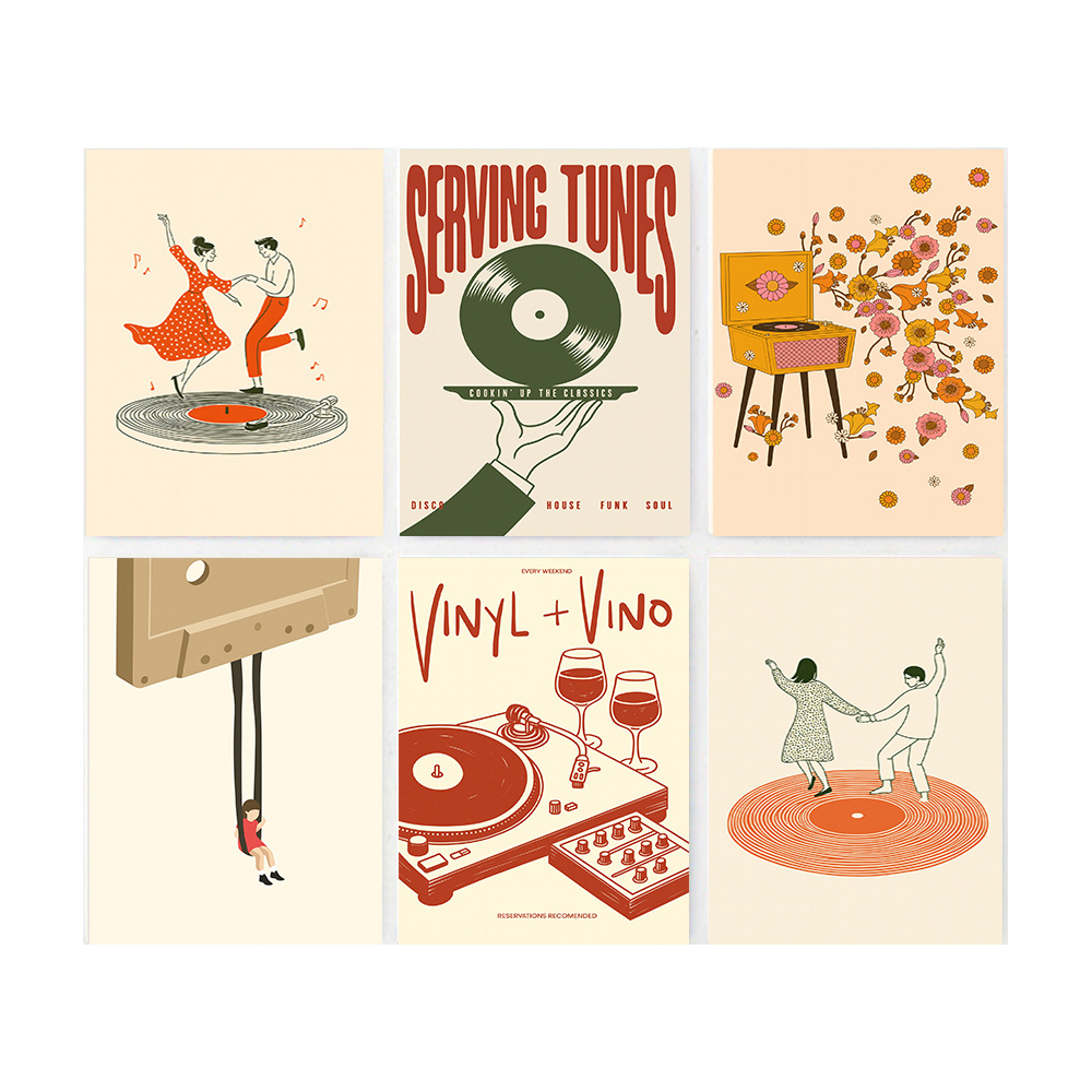 1pc Vintage Music Canvas Poste - Office Furniture Design review and price