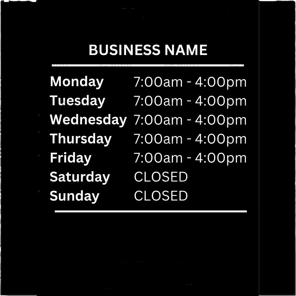 Opening Hours With Custom Busi - Office Furniture Custom review and price