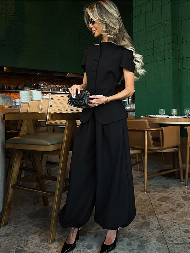 Summer Women Solid Tops Outfit - Coat Rack Standing review and price