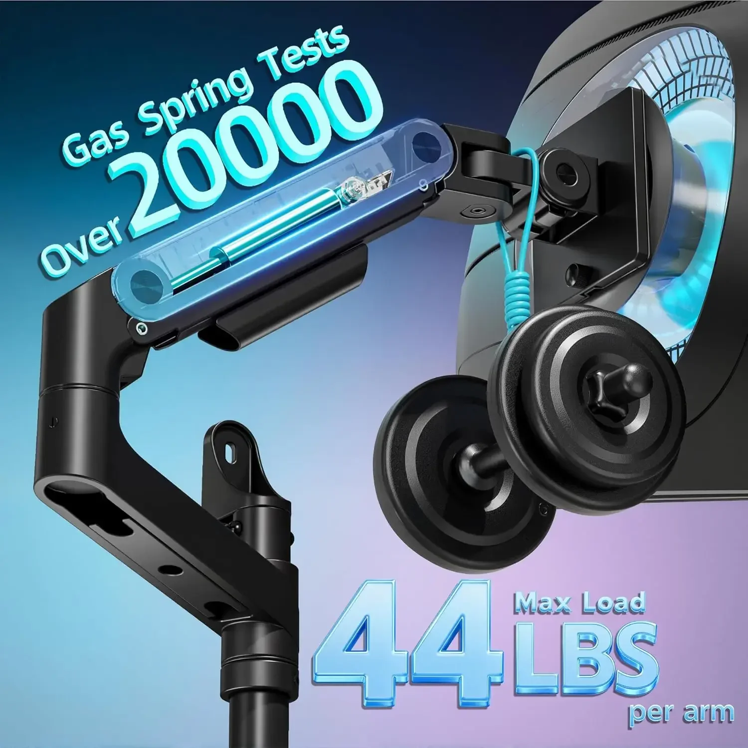 Dual Monitor Wall Mount for 17 - Adjustable Monitor Mount review and price
