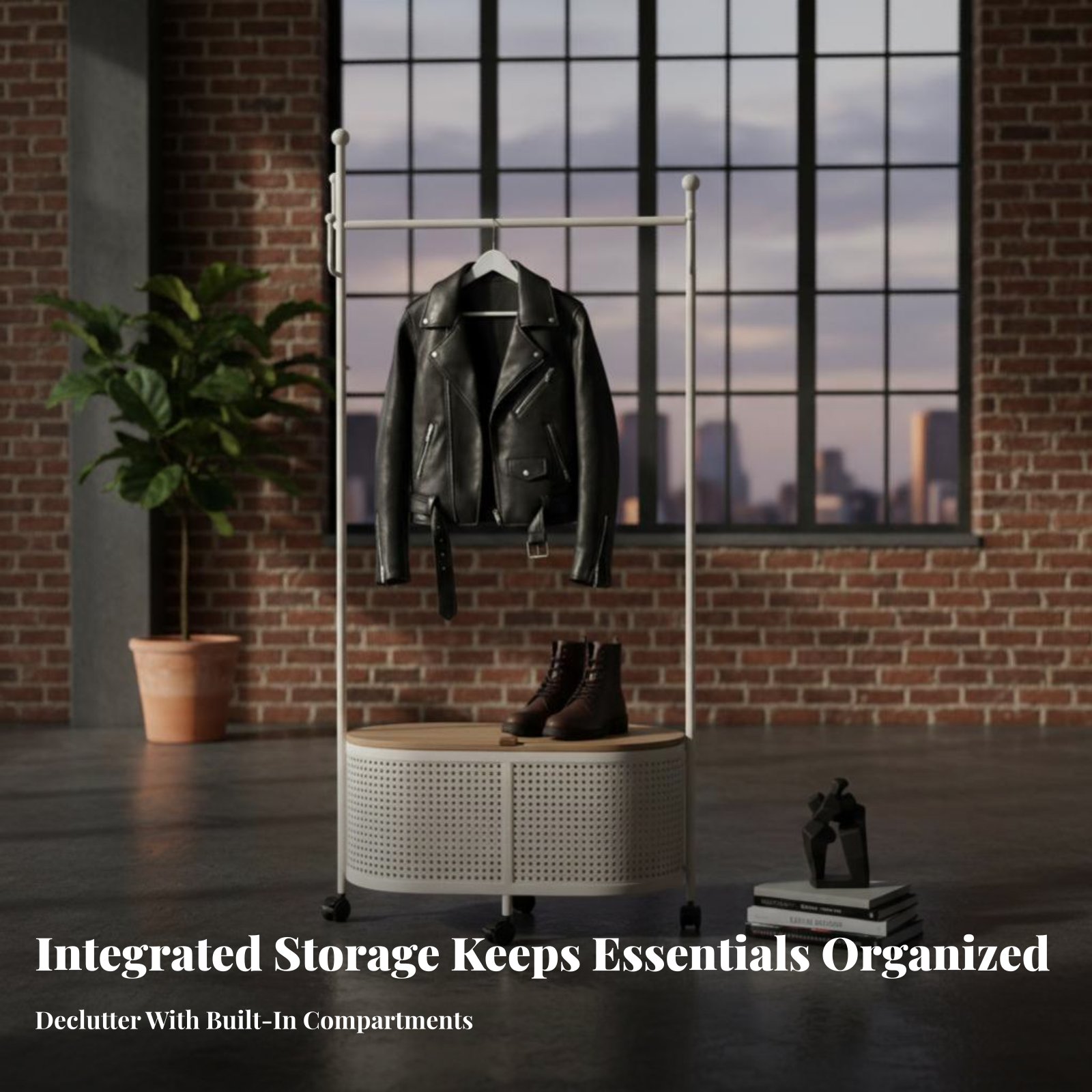 Rolling Clothes Rack Freestand - Coat Rack Standing review and price