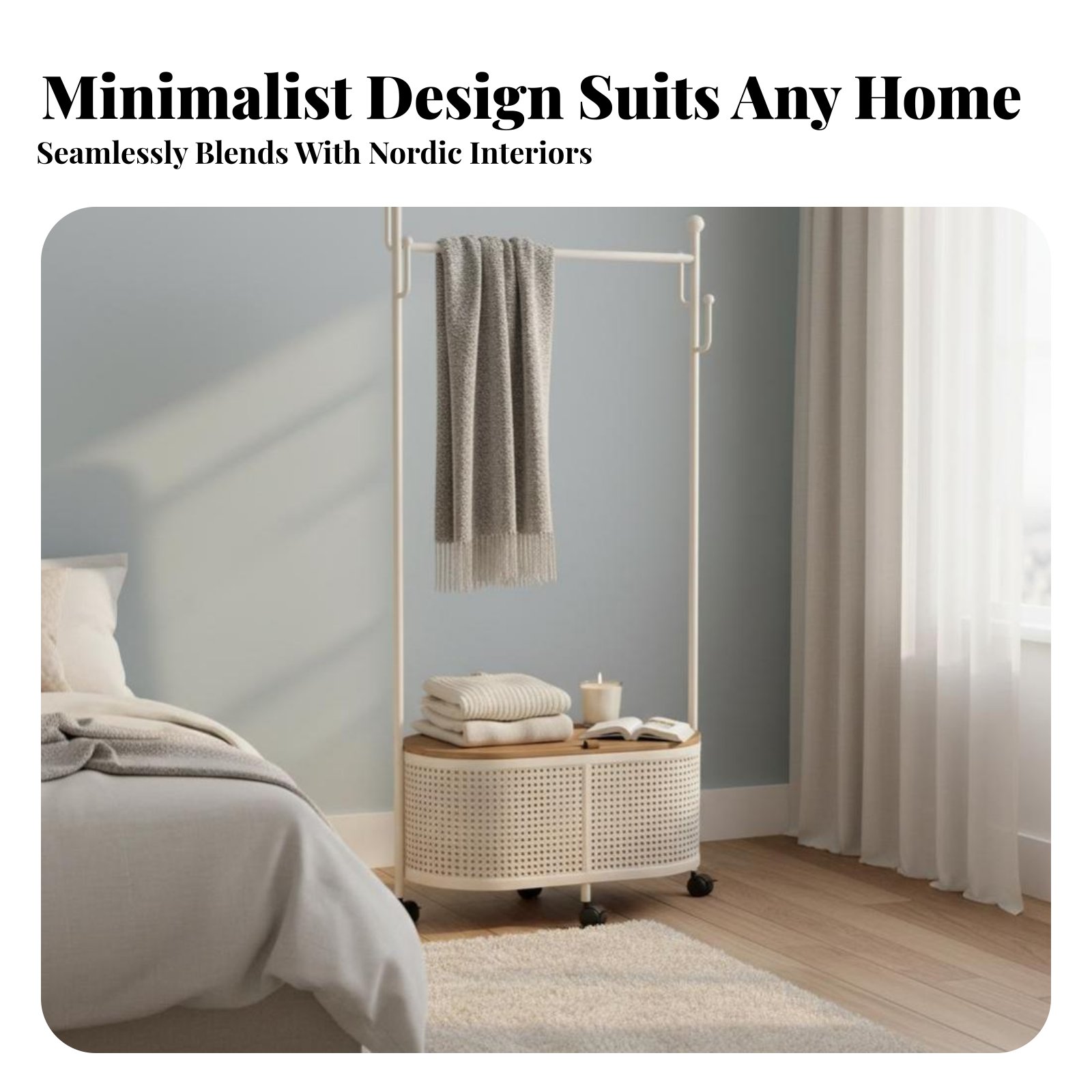 Rolling Clothes Rack Freestand - Coat Rack Standing review and price