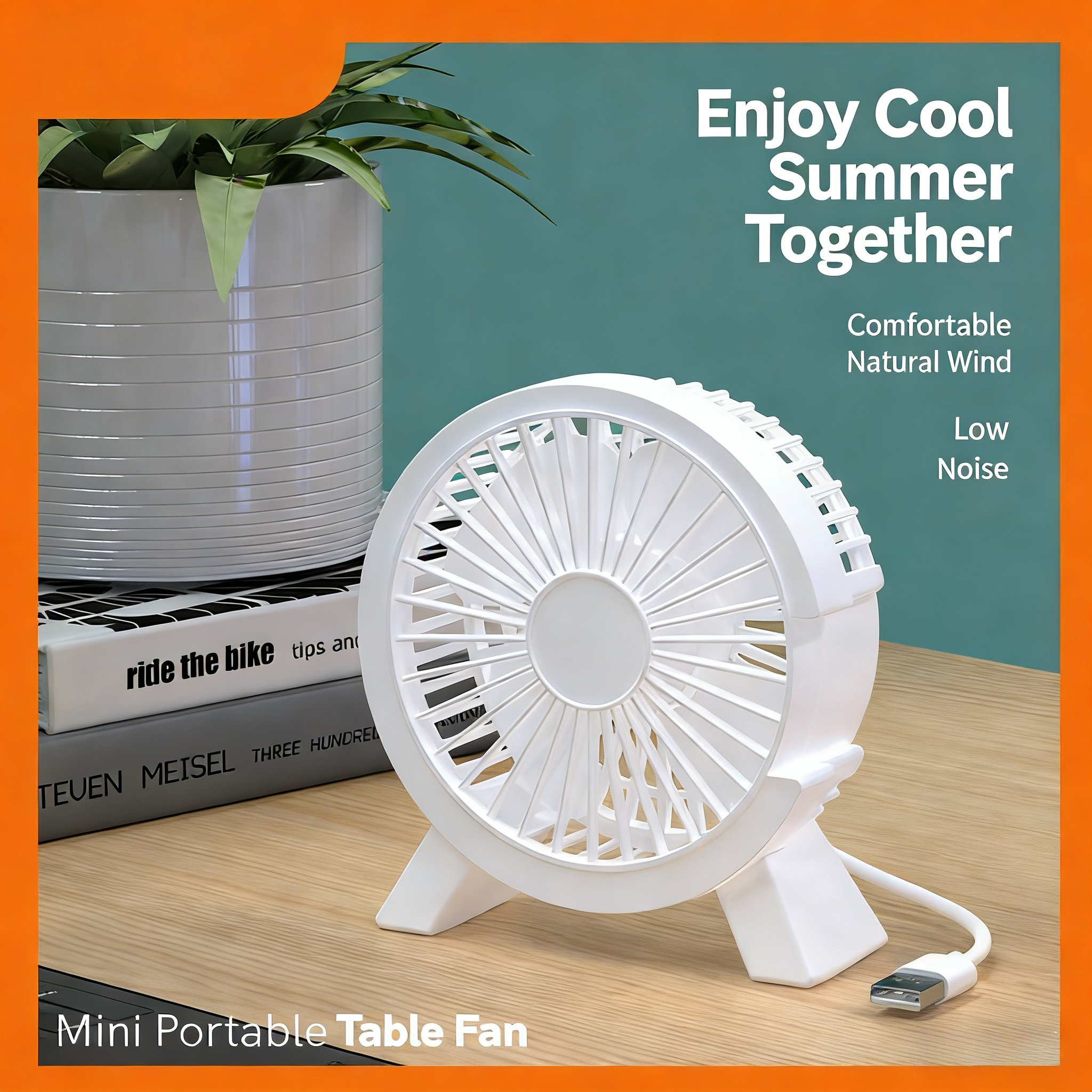 Mini USB Rechargeable Table Fa - Office Furniture Design review and price