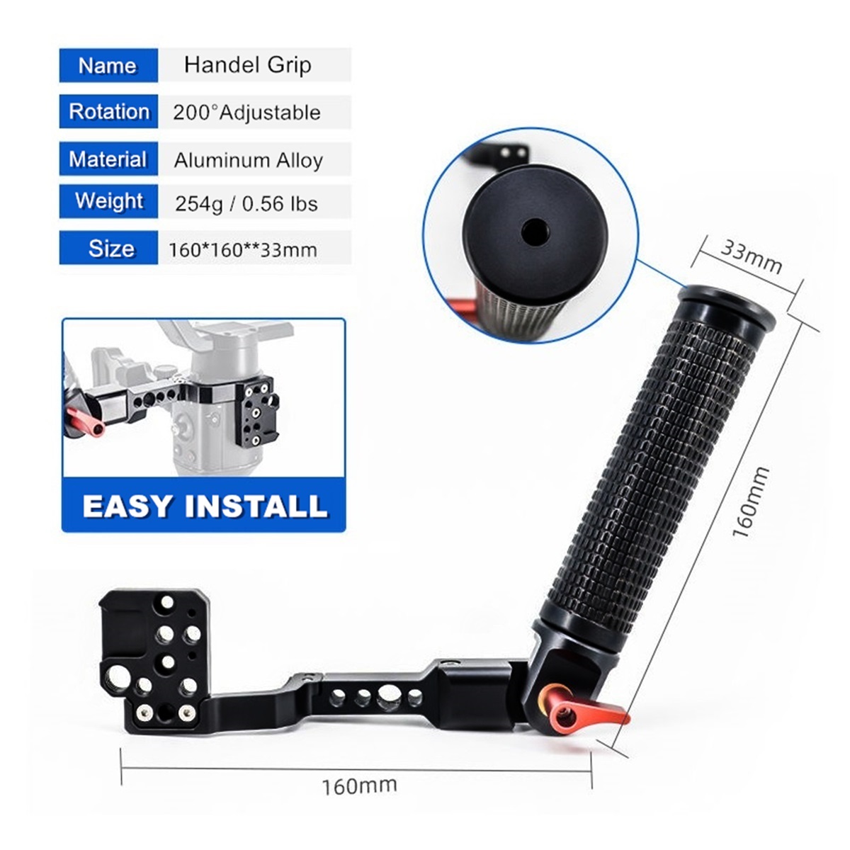 for DJI Ronin S SC RSC2 Gimbal - Adjustable Monitor Mount review and price