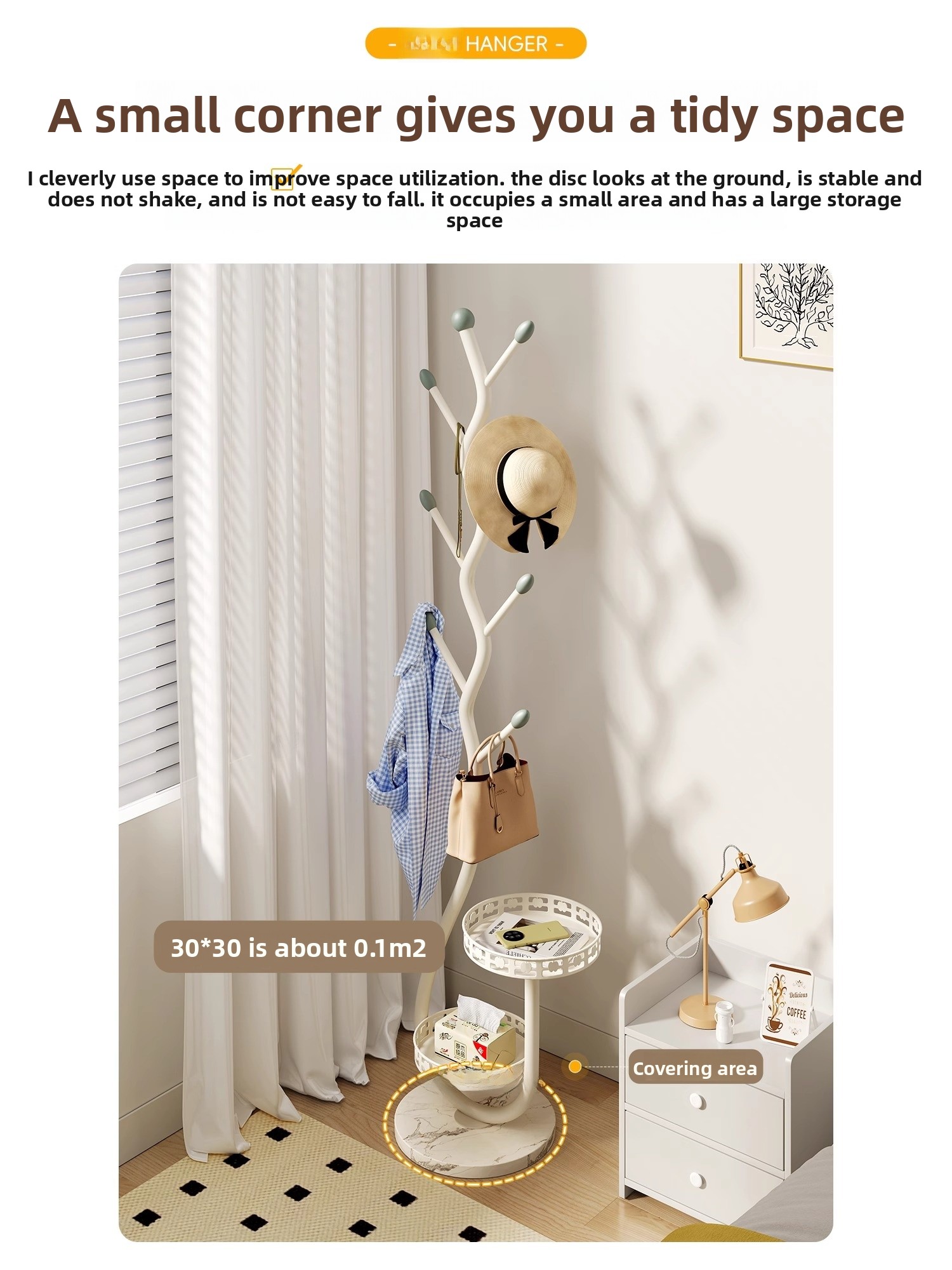 Nordic Style Carbon Steel Clot - Coat Rack Standing review and price