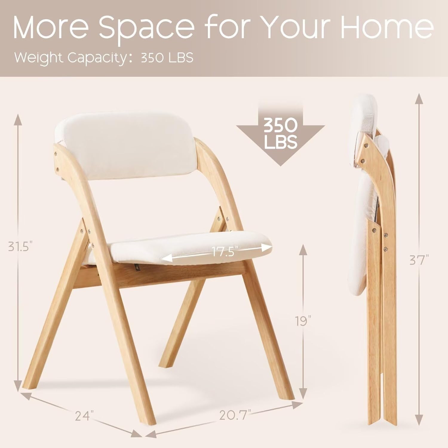 Padded Foldable Chairs Set of  - Office Furniture Custom review and price