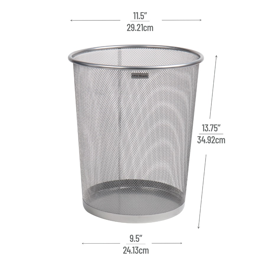 Mesh Trash Can 16.65L 4.4 gal  - Paper Basket Mesh review and price